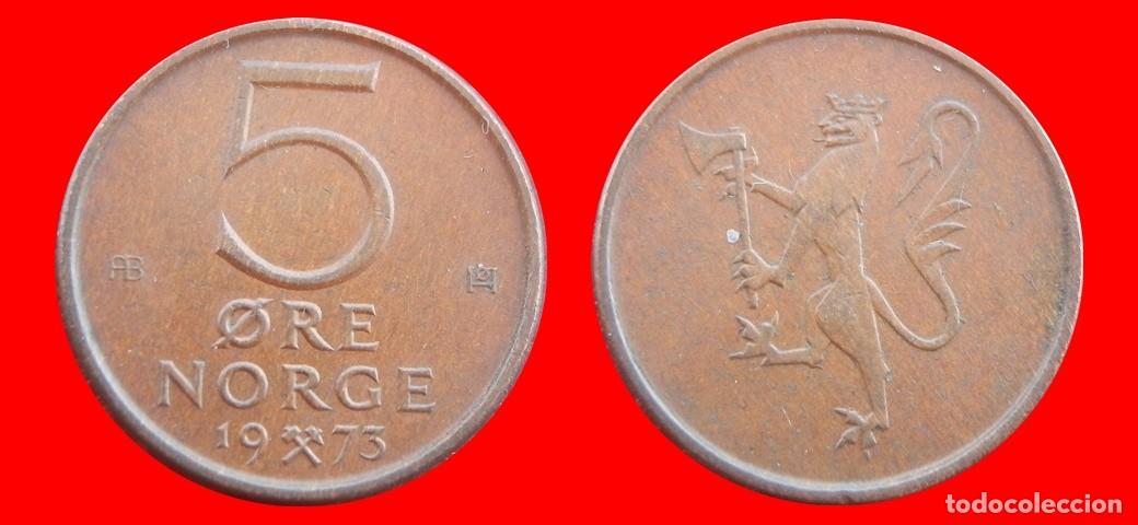 Monedas antiguas de Europa: 5 ORE 1973 NORUEGA-155681