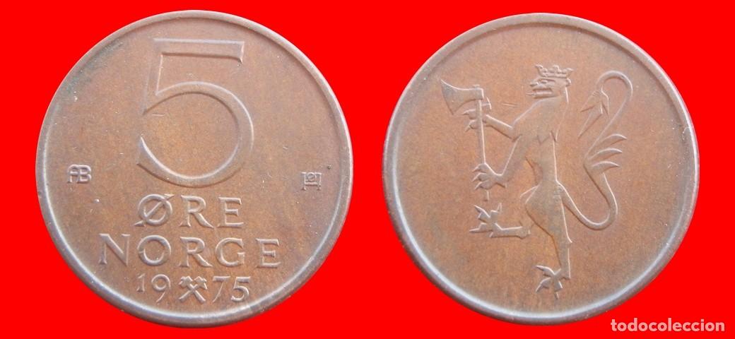 Monedas antiguas de Europa: 5 ORE 1975 NORUEGA-155683
