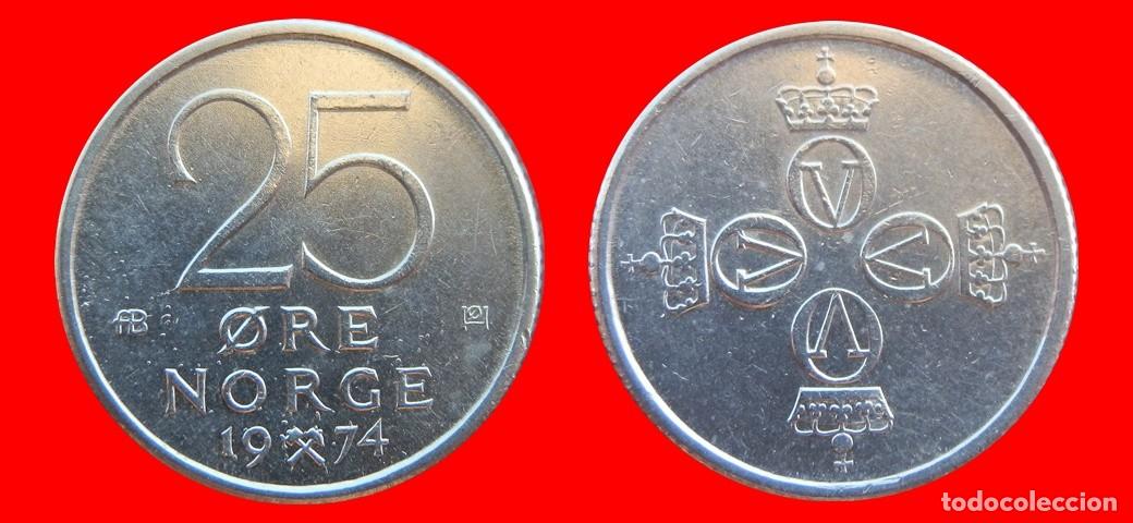 Monedas antiguas de Europa: 25 ORE 1974 NORUEGA-155693
