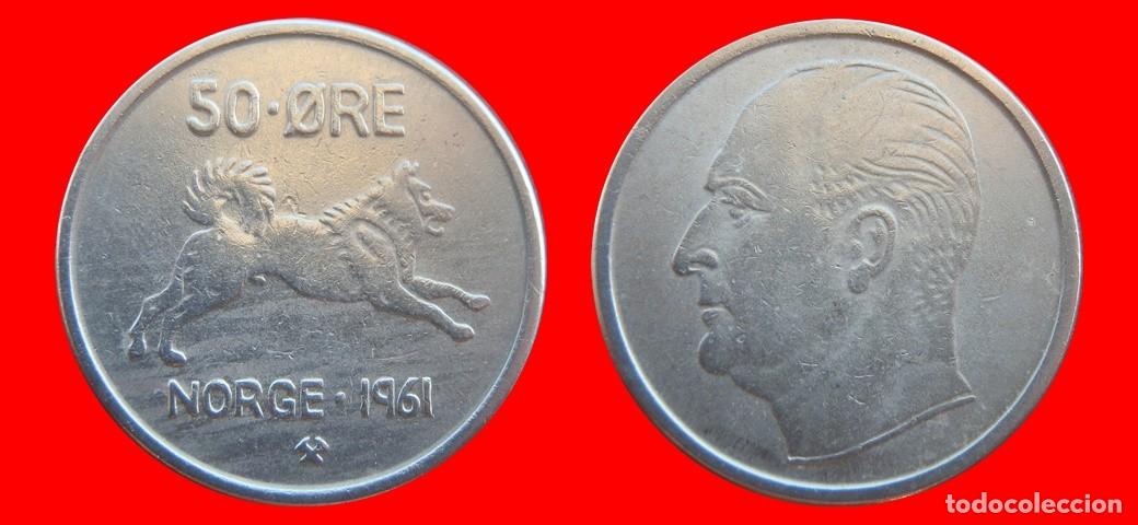 Monedas antiguas de Europa: 50 ORE 1961 NORUEGA-155694