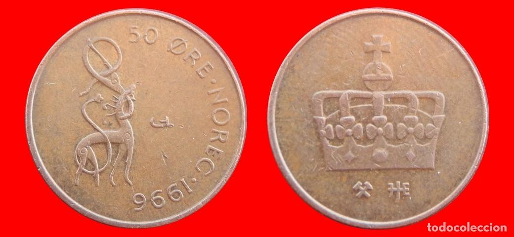 Monedas antiguas de Europa: 50 ORE 1996 NORUEGA-155695