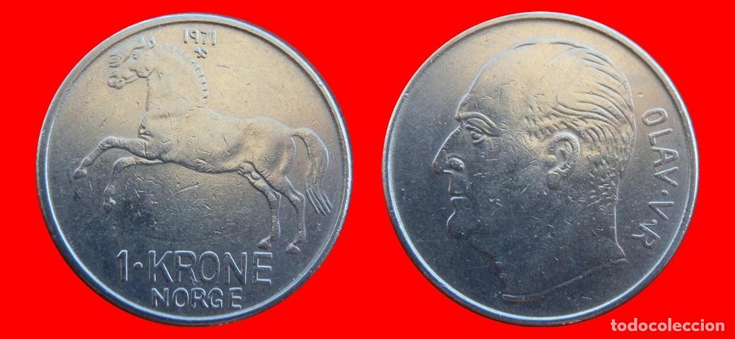 Monedas antiguas de Europa: 1 CORONA 1971 NORUEGA-155699