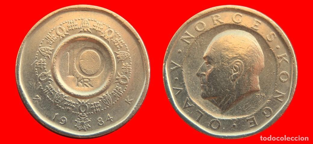 Monedas antiguas de Europa: 10 CORONAS 1984 NORUEGA-155702