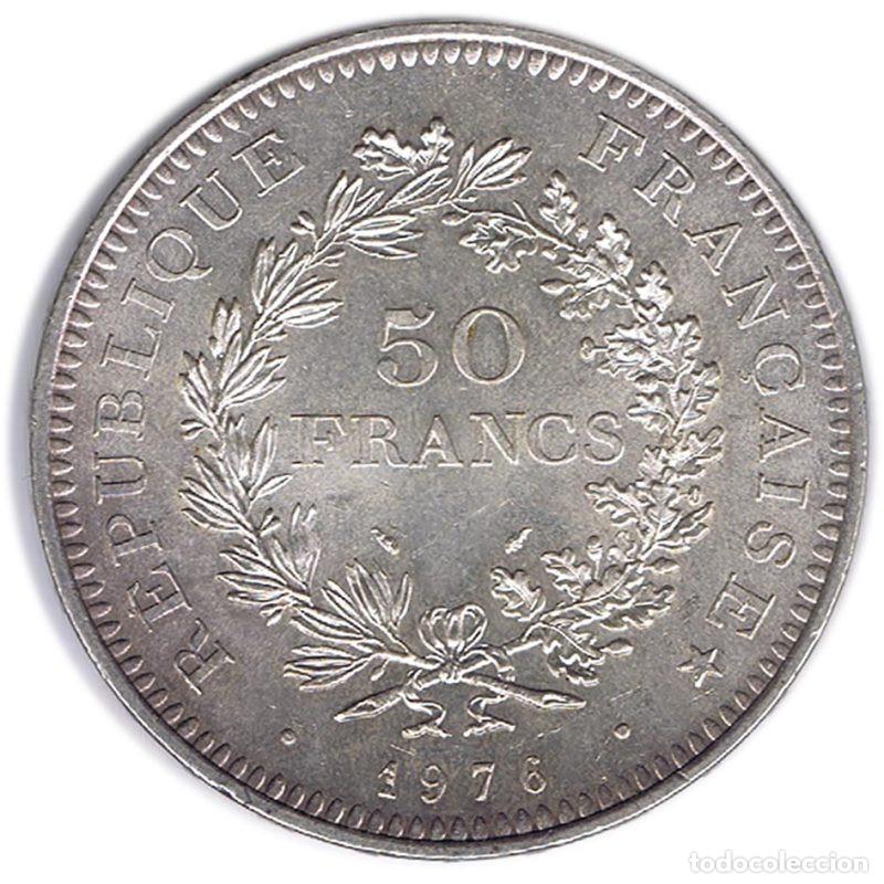 Monedas antiguas de Europa: FRANCIA 50 FRANCOS DE PLATA 1976 FRANCE 50 FRANCS ARGENT