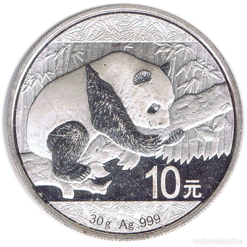 Monedas antiguas de Europa: CHINA MONEDA 10 YUAN OSO PANDA 2016 30 GRAMOS DE PLATA 999