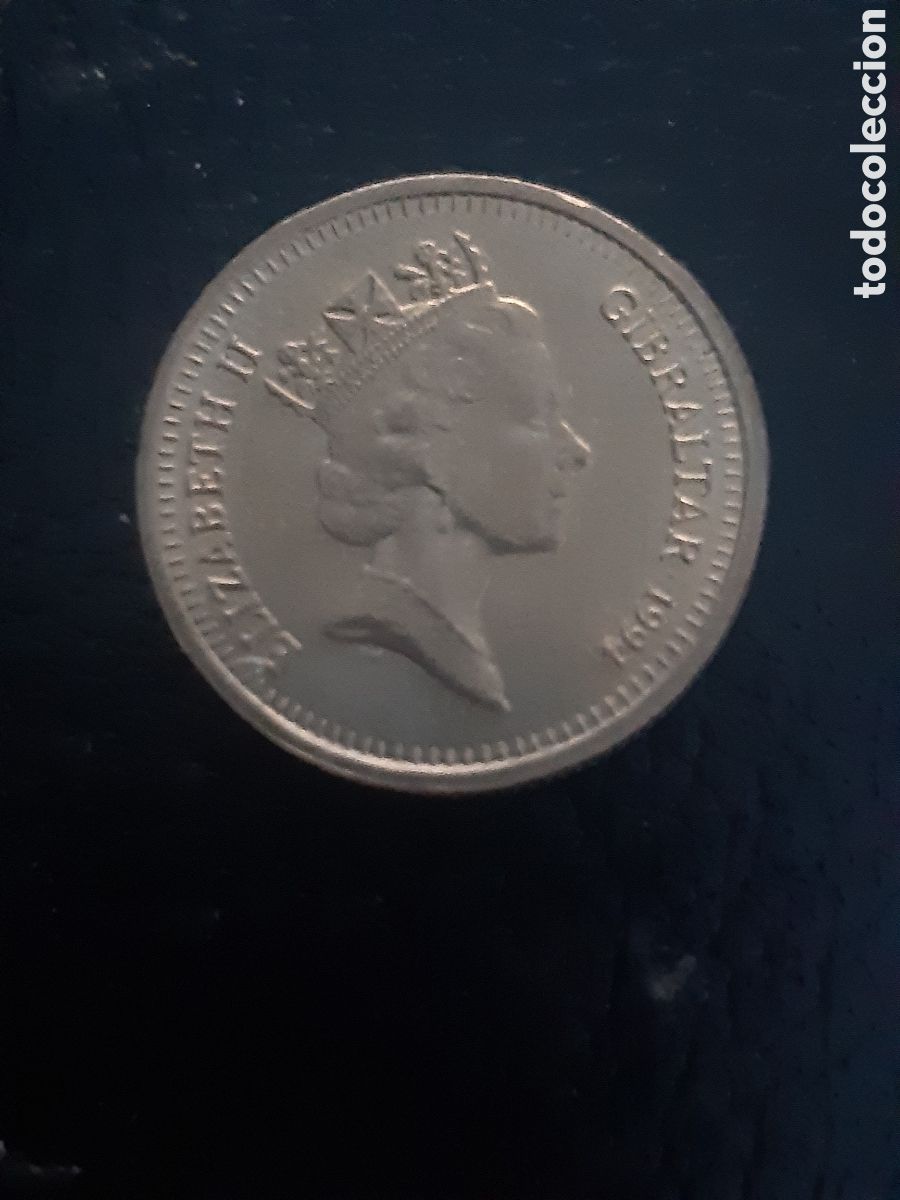 Monedas antiguas de Europa: Moneda gibraltar 1 libra 1994