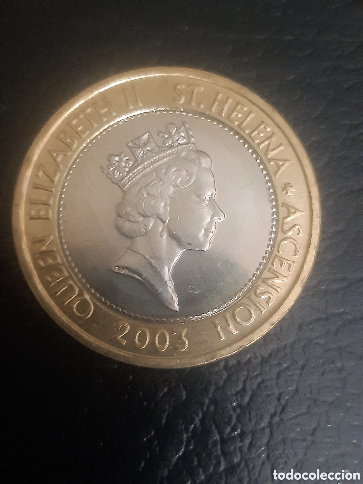 Monedas antiguas de Europa: Moneda Santa Helena y Ascension 2 libras 2003