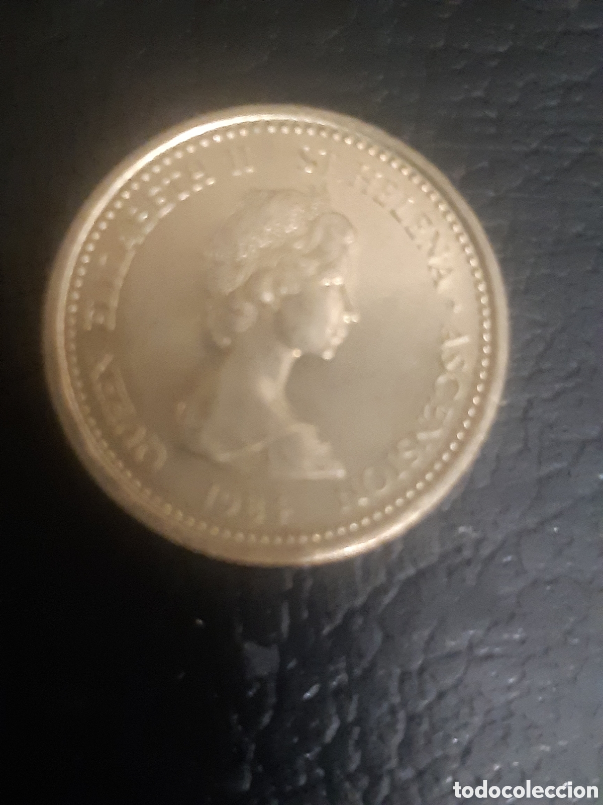 Monedas antiguas de Europa: Moneda Santa Helena y Ascension 1 libra 1984