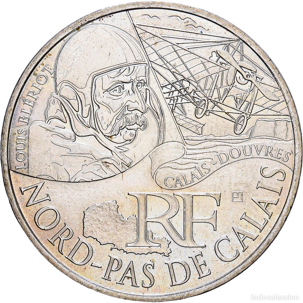 Monedas antiguas de Europa: [#1513948] Francia, 10 Euro, Nord-Pas De Calais, 2012, Paris, Plata, MBC+, Gadoury:EU514