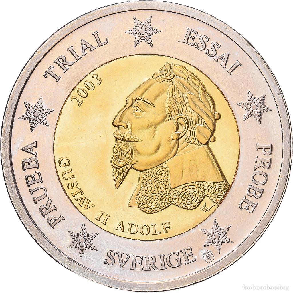 Monedas antiguas de Europa: [#1216161] Suecia, 2 Euro, Fantasy euro patterns, Essai-Trial, 2003, Bimet&aacute;lico, SC+