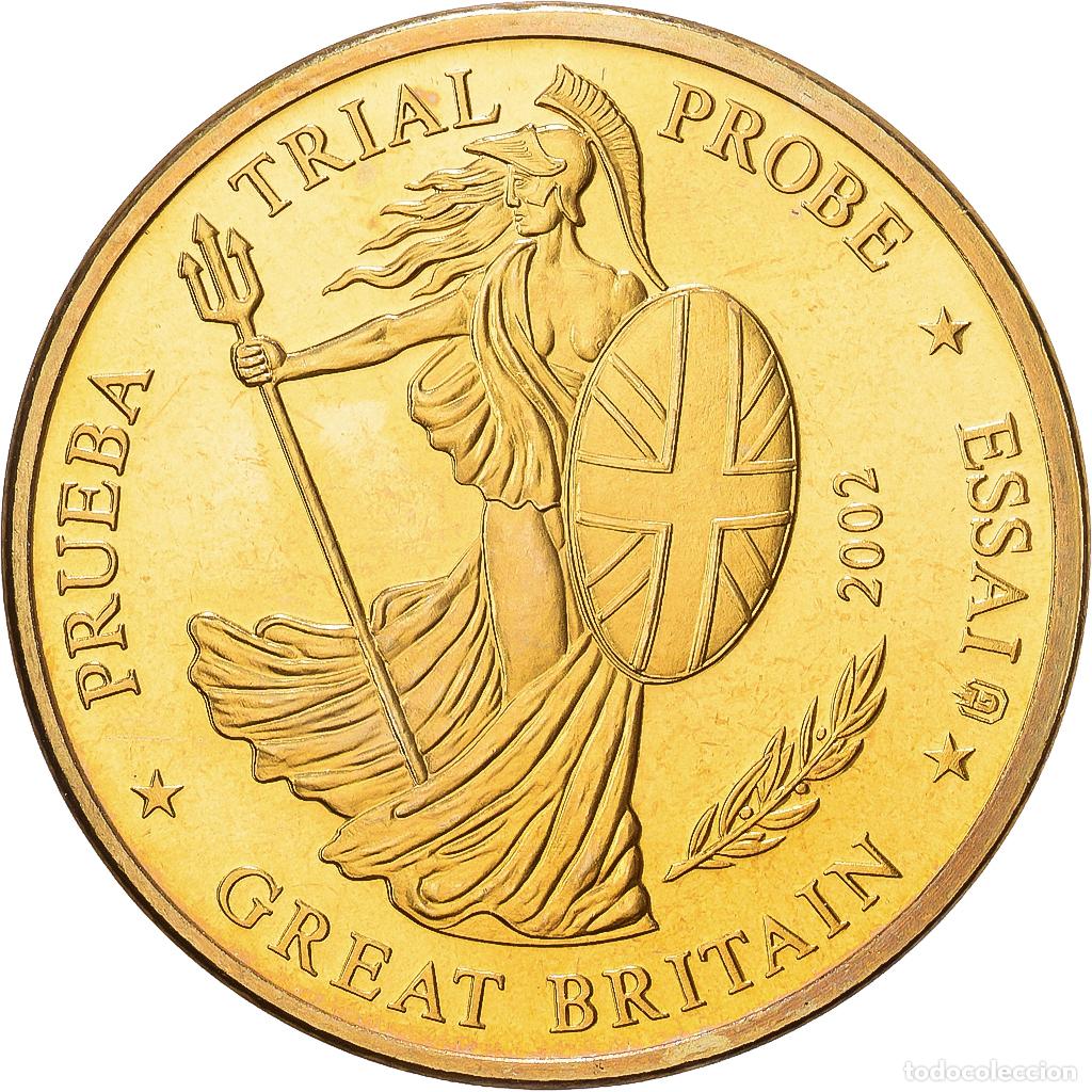 Monedas antiguas de Europa: [#1216172] Gran Breta&ntilde;a, 20 Euro Cent, Fantasy euro patterns, Essai-Trial, 2002, Nordic