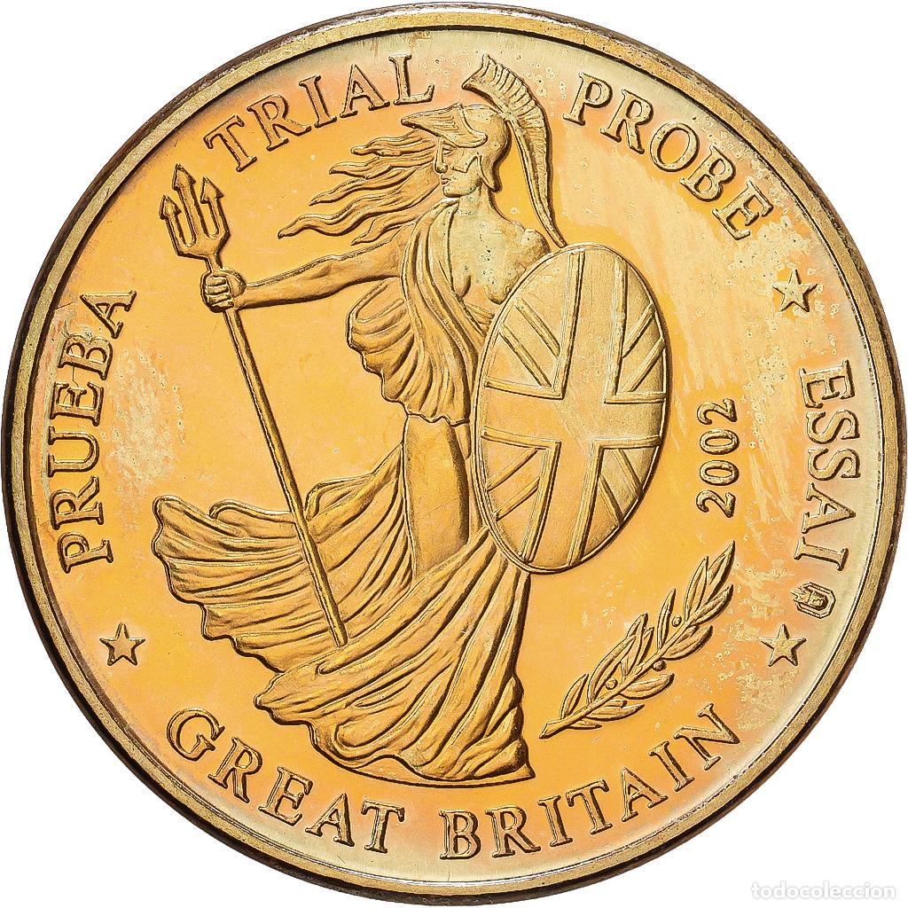 Monedas antiguas de Europa: [#1216171] Gran Breta&ntilde;a, 50 Euro Cent, Fantasy euro patterns, Essai-Trial, 2002, Nordic