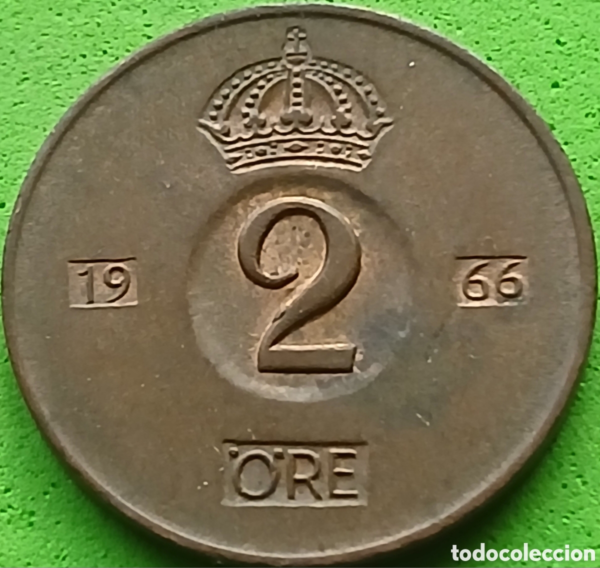 Monedas antiguas de Europa: Suecia 2 ore 1966 km#821