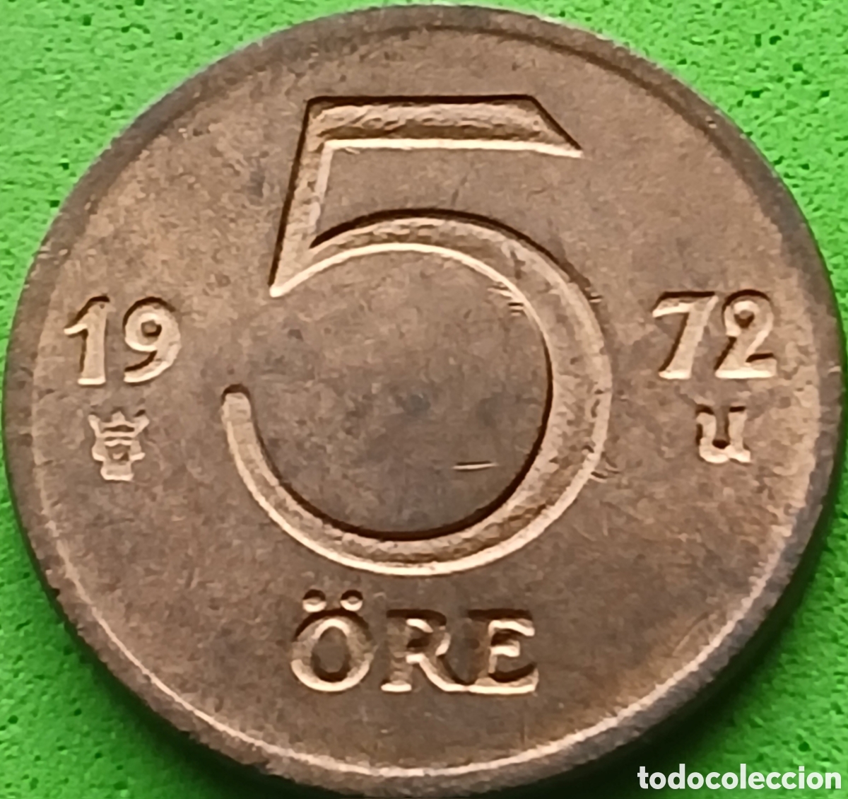 Monedas antiguas de Europa: Suecia 5 ore 1972 km#845
