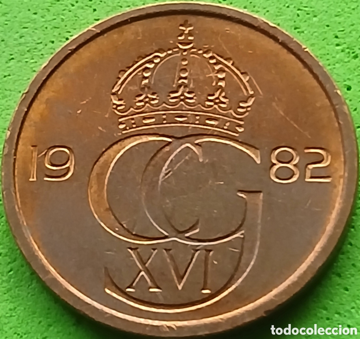 Monedas antiguas de Europa: Suecia 5 ore 1982 km#849