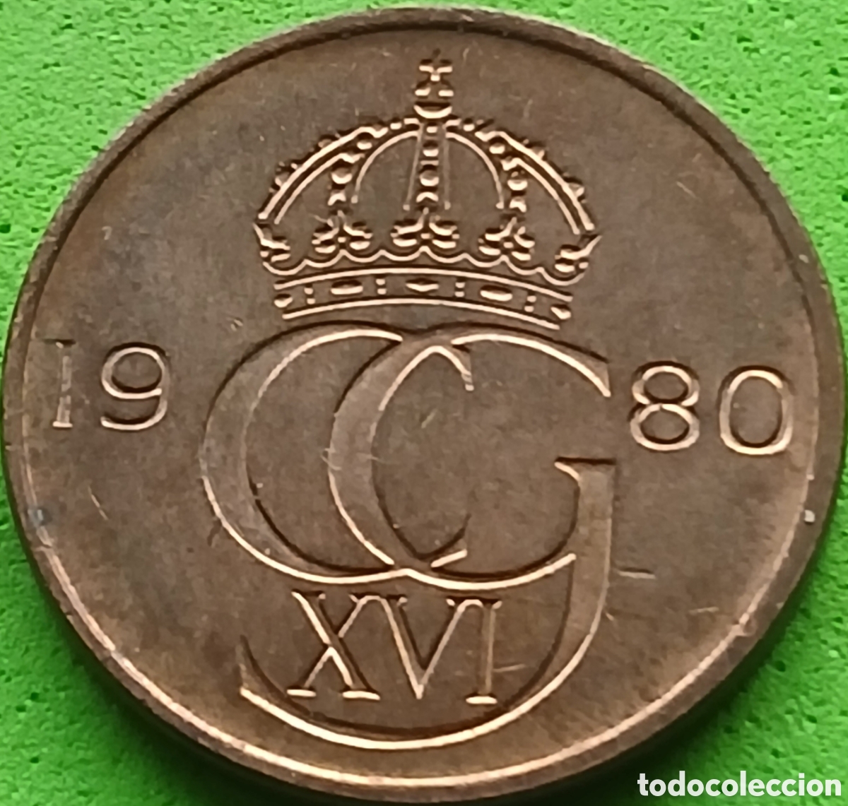 Monedas antiguas de Europa: Suecia 5 ore 1980 km#849