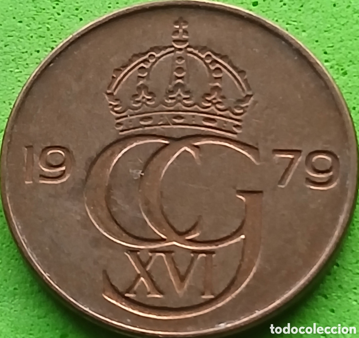 Monedas antiguas de Europa: Suecia 5 ore 1979 km#849