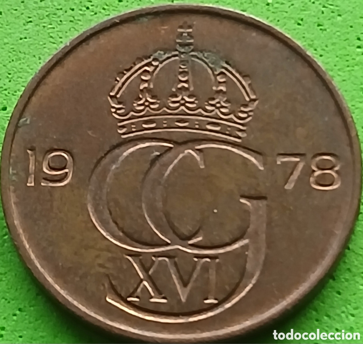 Monedas antiguas de Europa: Suecia 5 ore 1978 km#849