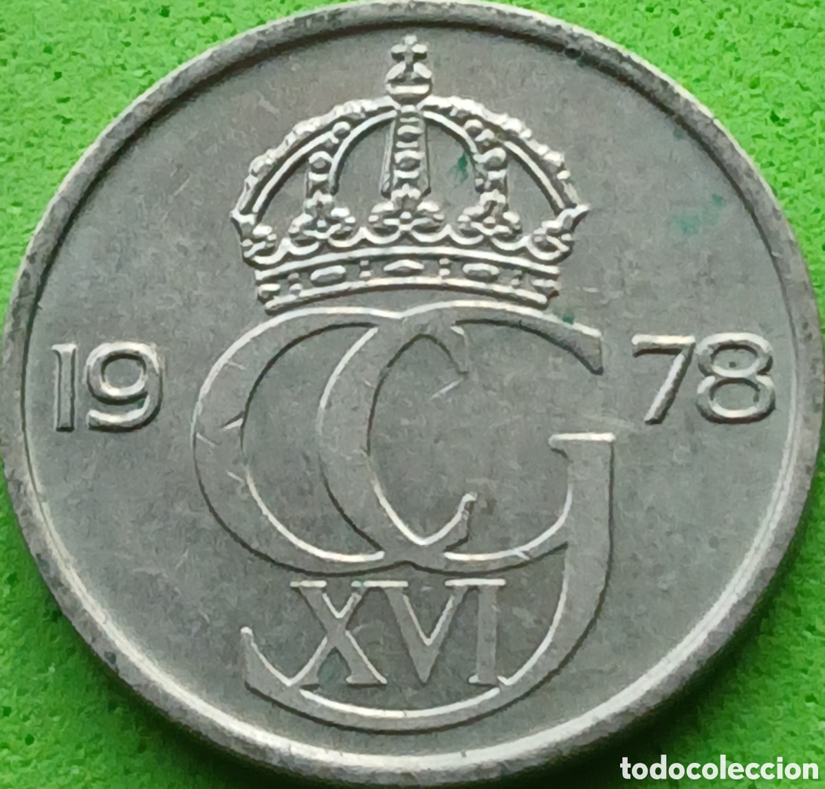 Monedas antiguas de Europa: Suecia 25 ore 1978 km#851