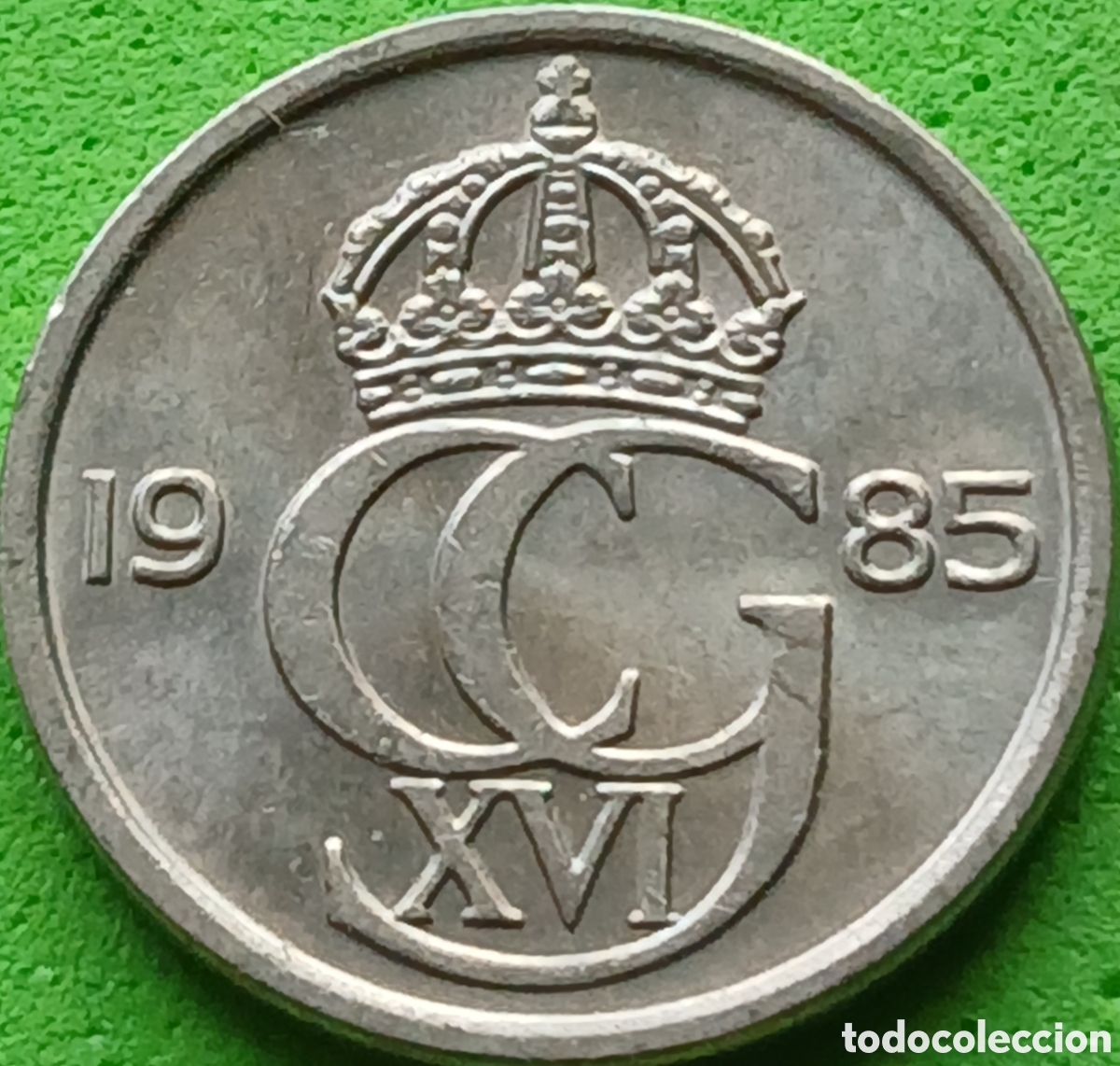 Monedas antiguas de Europa: Suecia 10 ore 1985 km#850