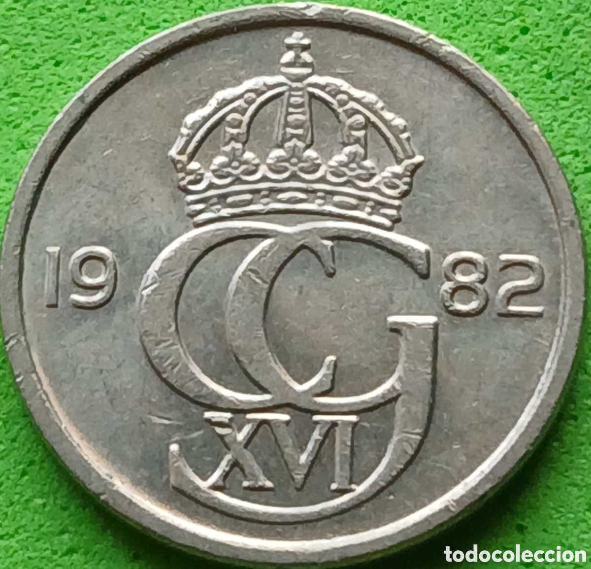 Monedas antiguas de Europa: Suecia 10 ore 1982 km#850