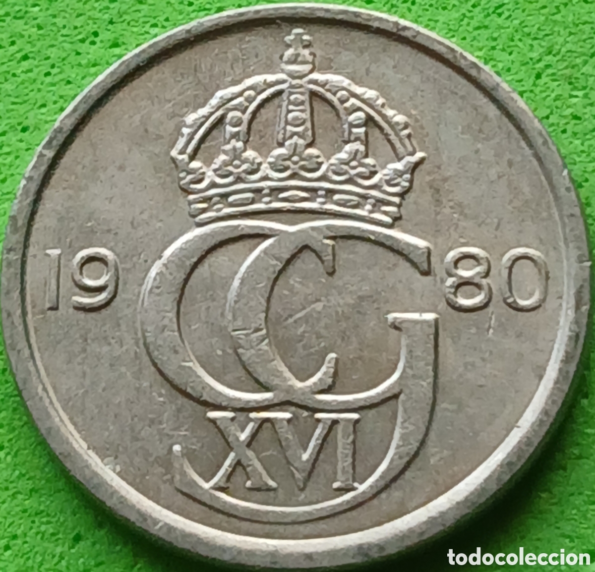 Monedas antiguas de Europa: Suecia 10 ore 1980 km#850