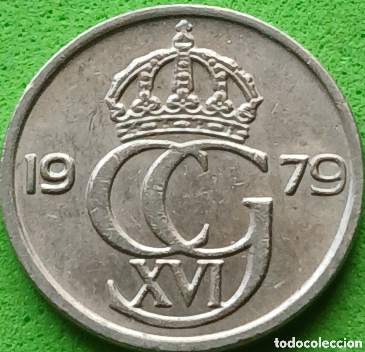 Monedas antiguas de Europa: Suecia 10 ore 1979 km#850