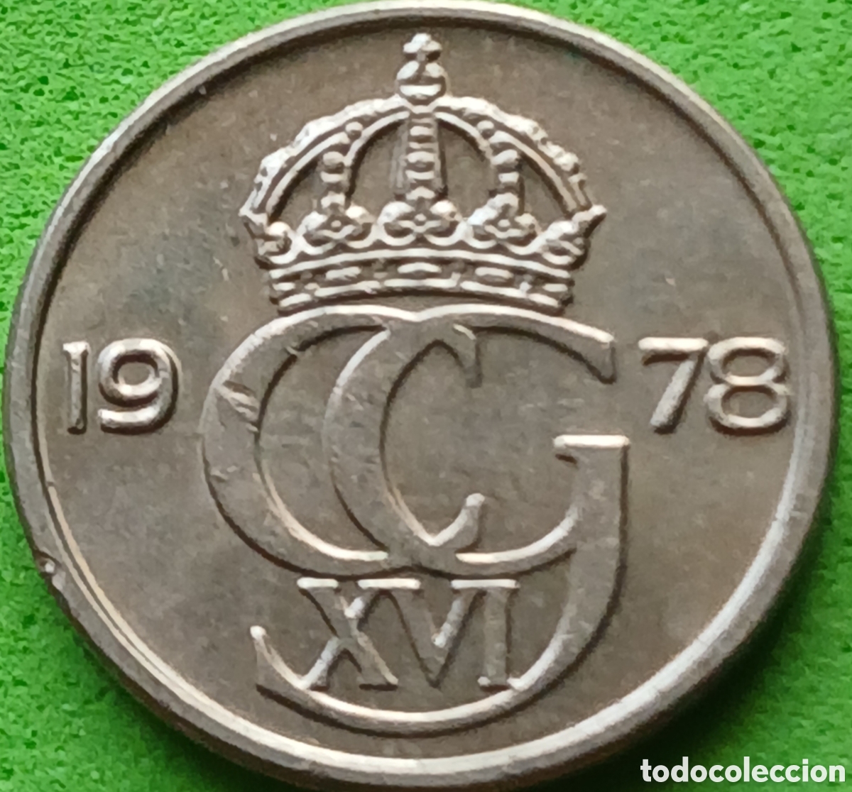 Monedas antiguas de Europa: Suecia 10 ore 1978 km#850