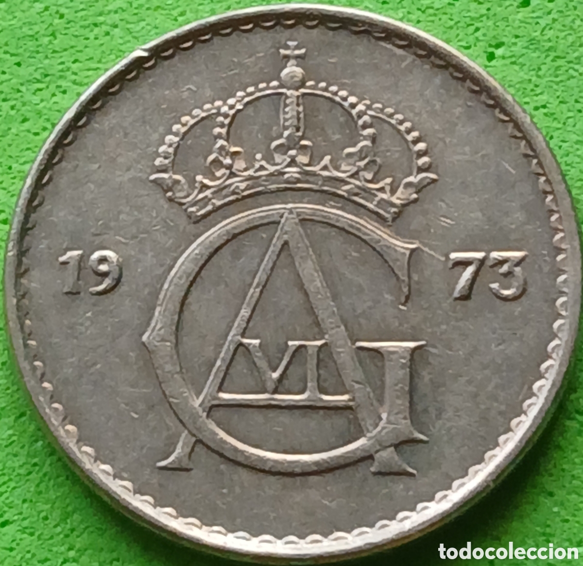 Monedas antiguas de Europa: Suecia 10 ore 1973 km#835