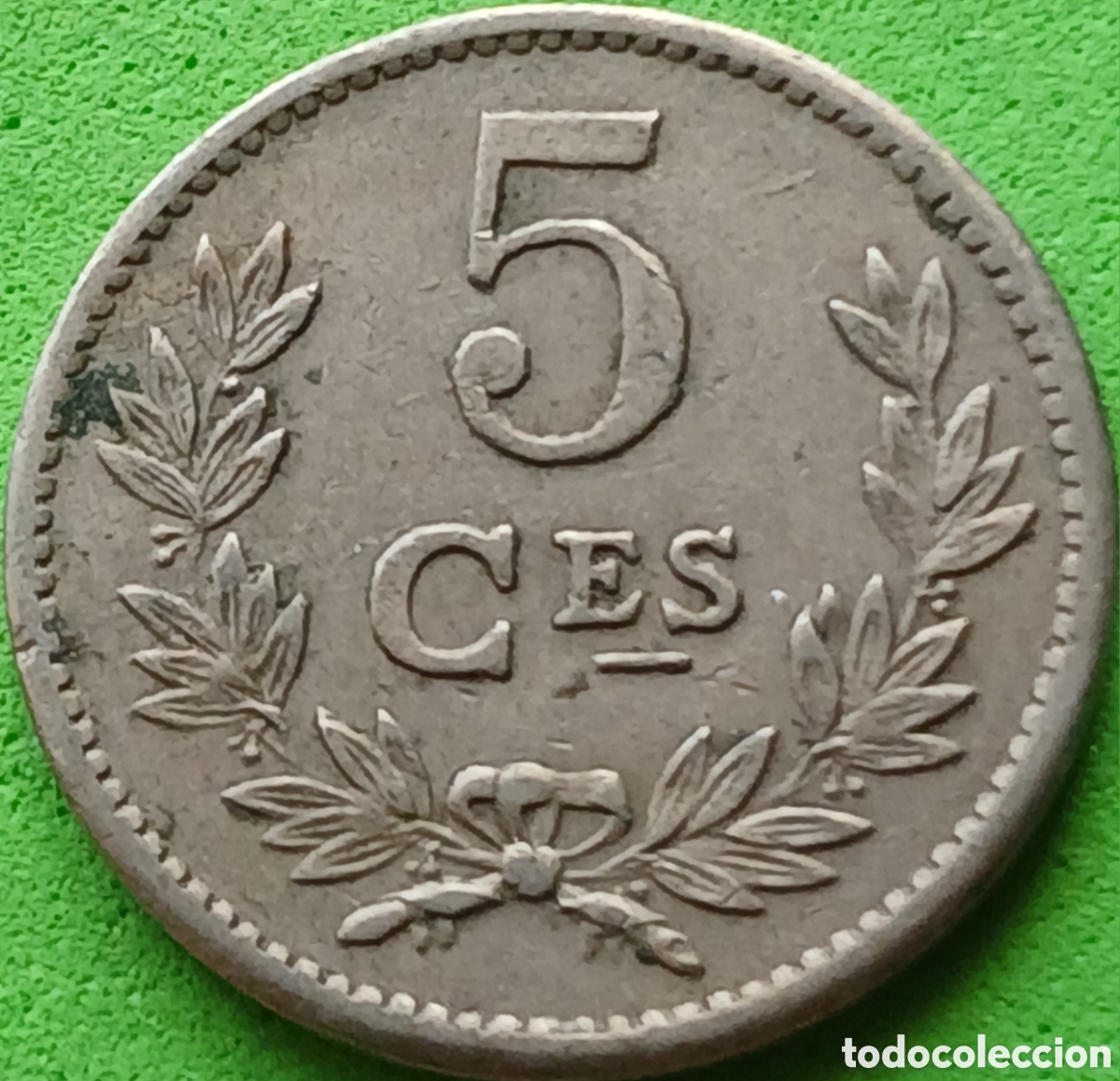 Monedas antiguas de Europa: Luxemburgo 5 c&eacute;ntimos 1924 km#33