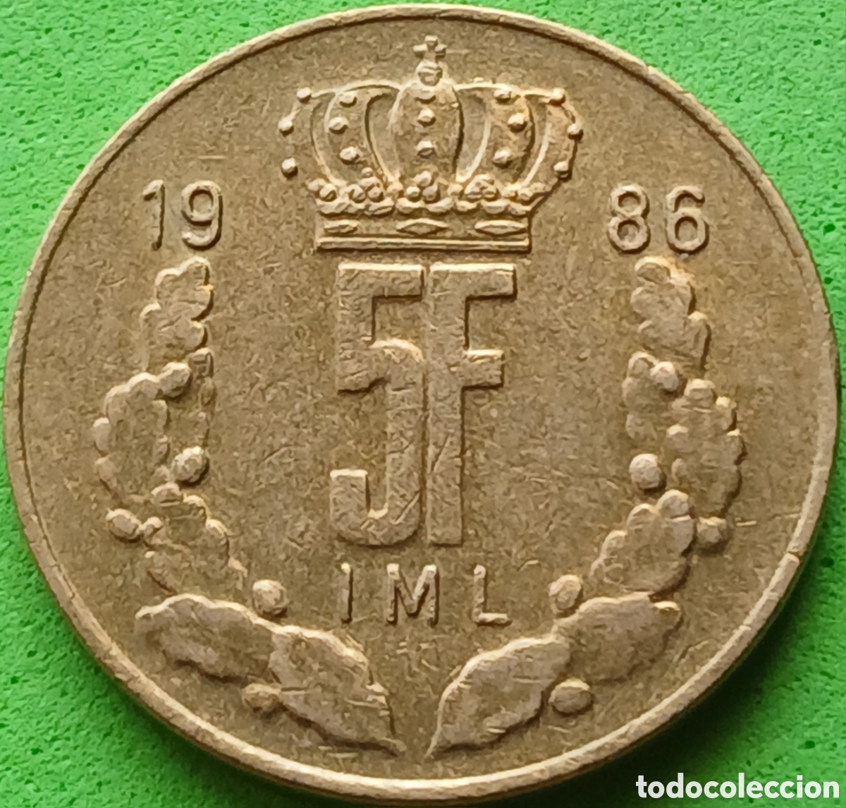 Monedas antiguas de Europa: Luxemburgo 5 francos 1986 km#60