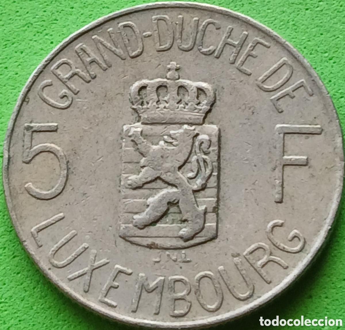 Monedas antiguas de Europa: Luxemburgo 5 francos 1962 km#51