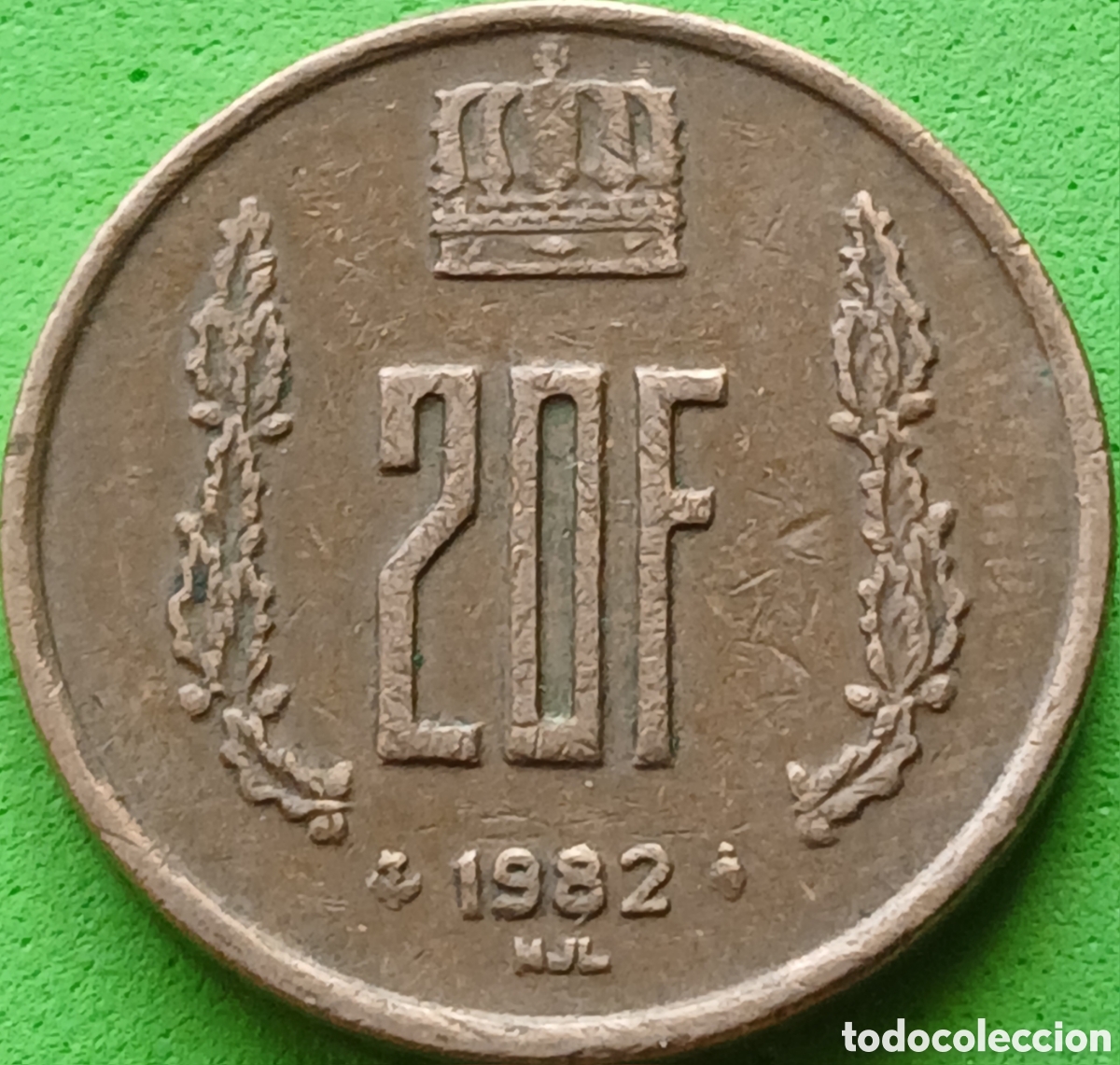 Monedas antiguas de Europa: Luxemburgo 20 francos 1982 km#58