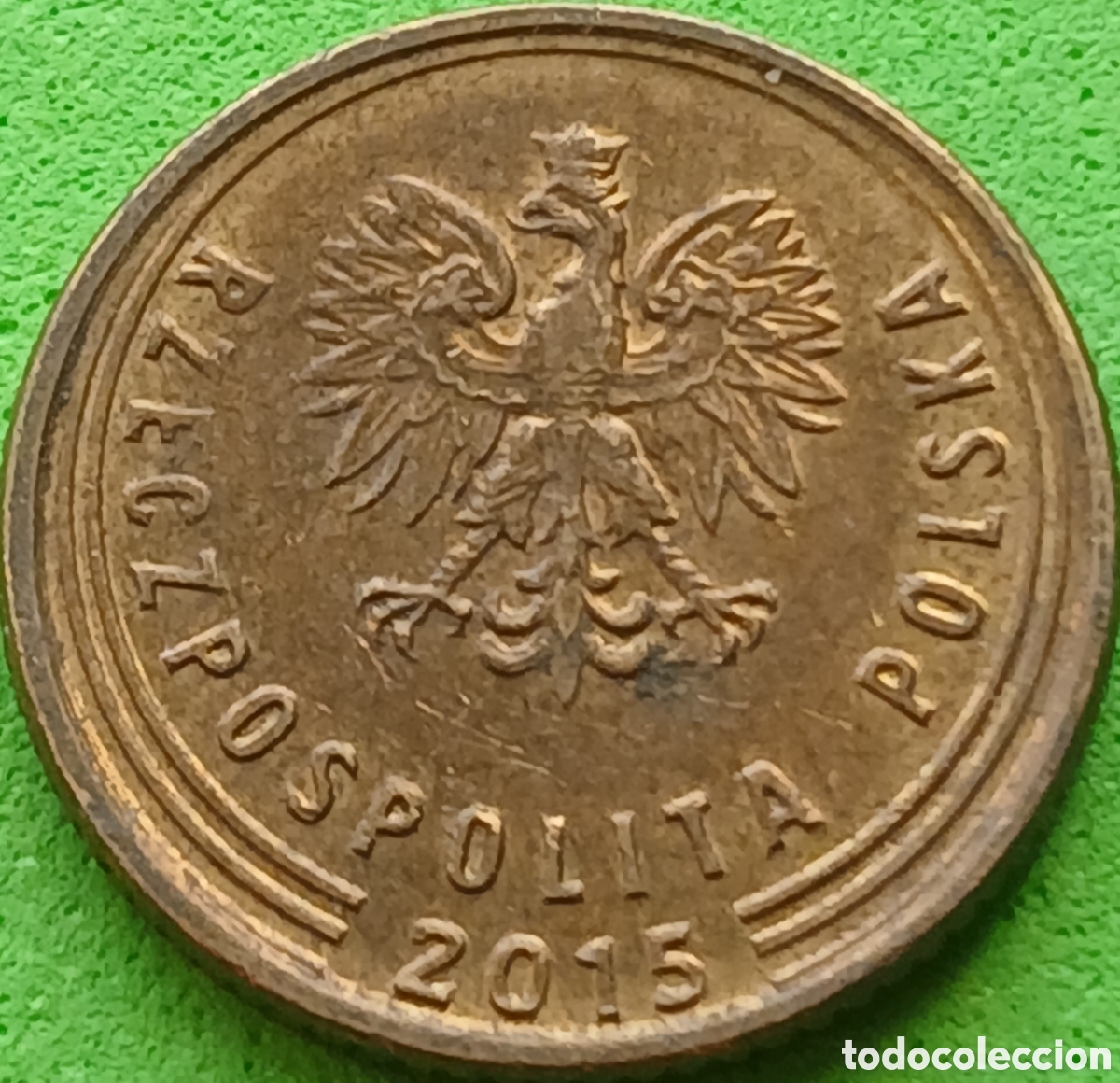 Monedas antiguas de Europa: Polonia 1 grosz 2015 Y#923