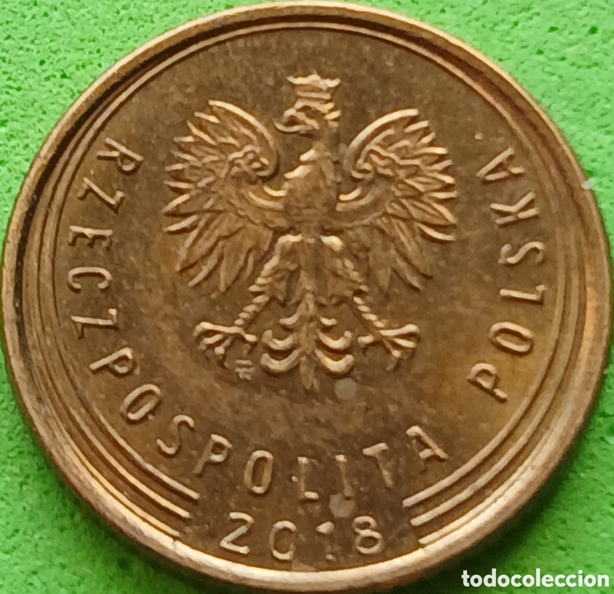 Monedas antiguas de Europa: Polonia 1 grosz 2018 UC#4
