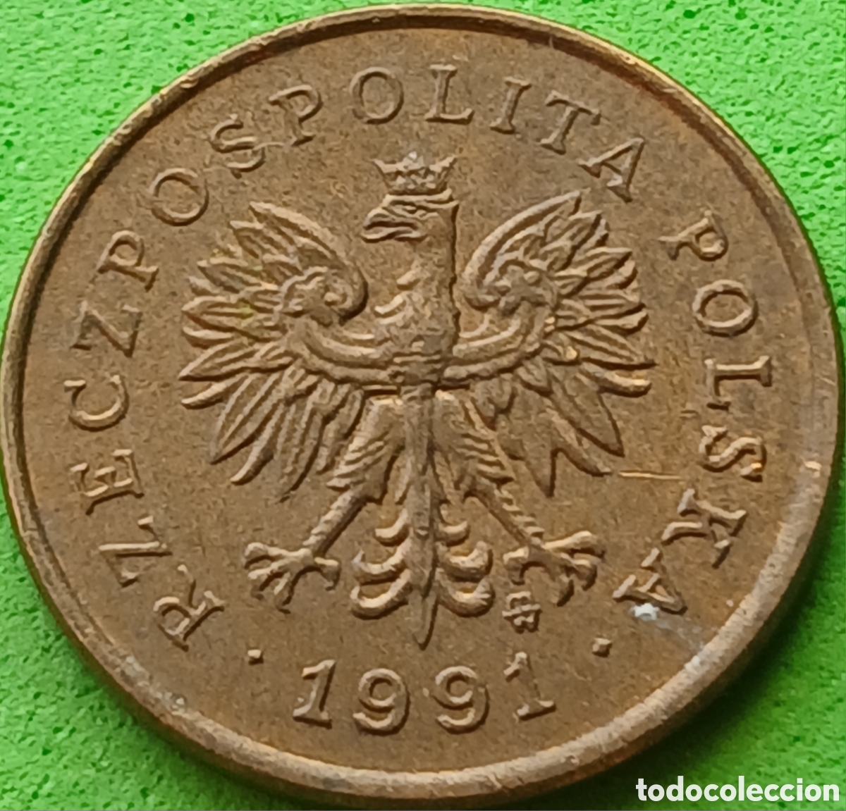 Monedas antiguas de Europa: Polonia 2 grosze 1991 Y#277