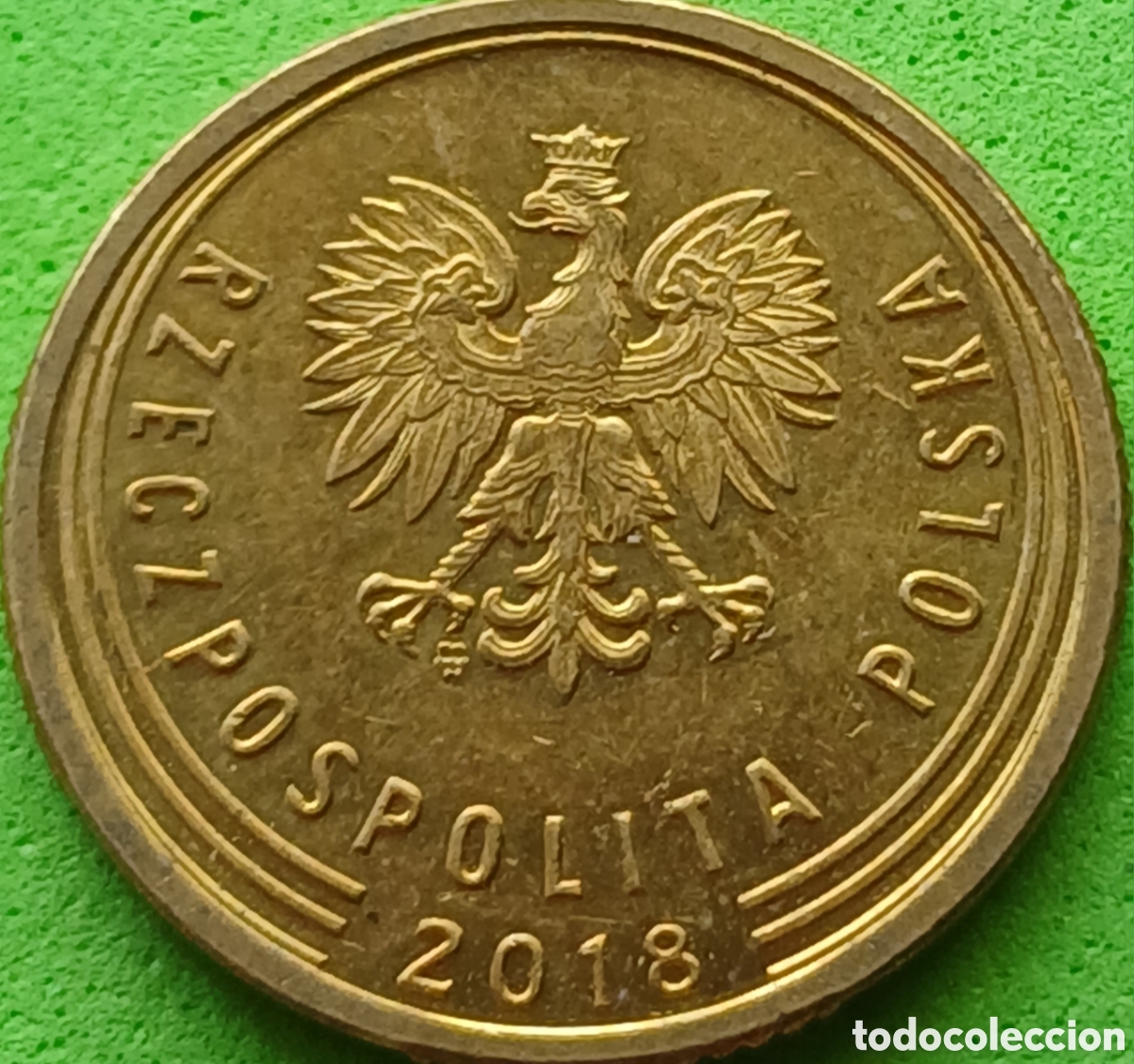 Monedas antiguas de Europa: Polonia 5 groszy 2018 UC#6