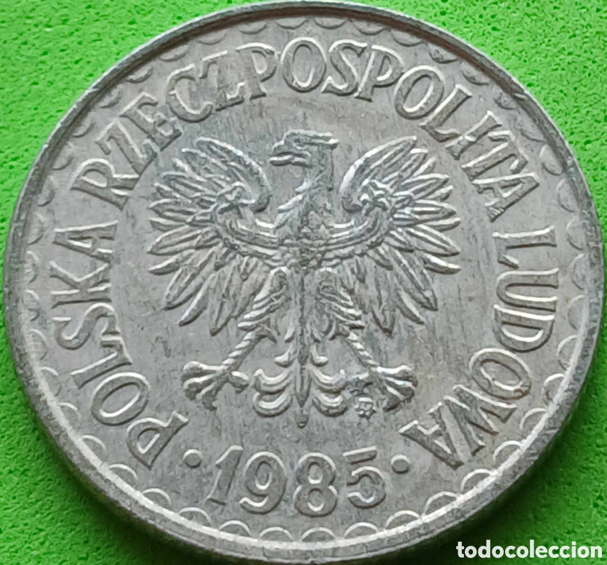 Monedas antiguas de Europa: Polonia 1 zloty 1985 Y#49.1