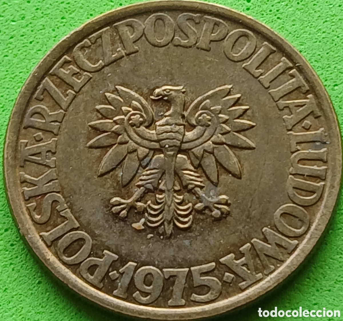 Monedas antiguas de Europa: Polonia 5 zlotych 1975 Y#81.1
