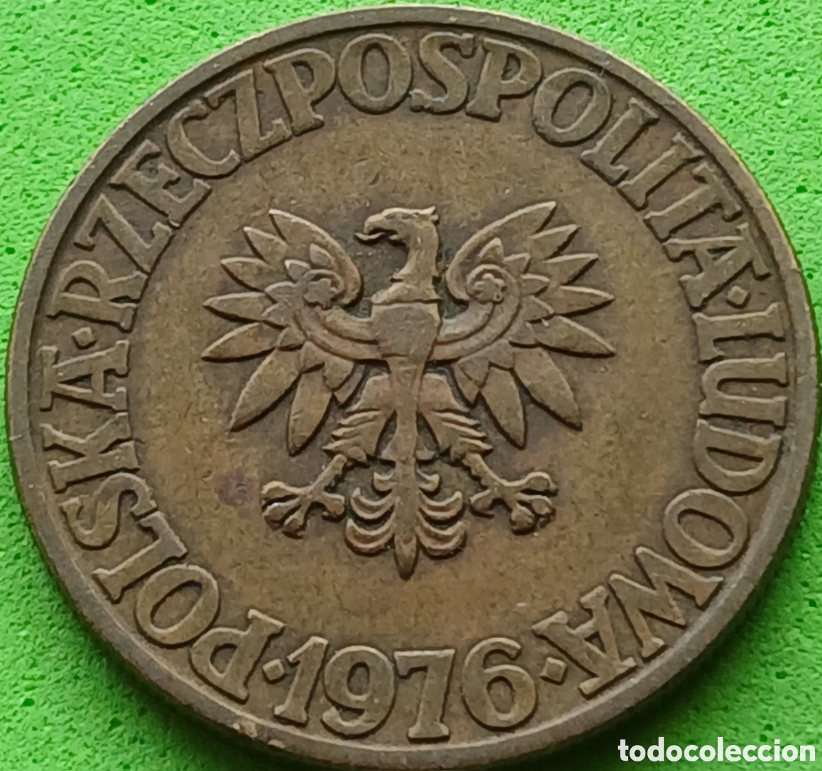 Monedas antiguas de Europa: Polonia 5 zlotych 1976 Y#81.1