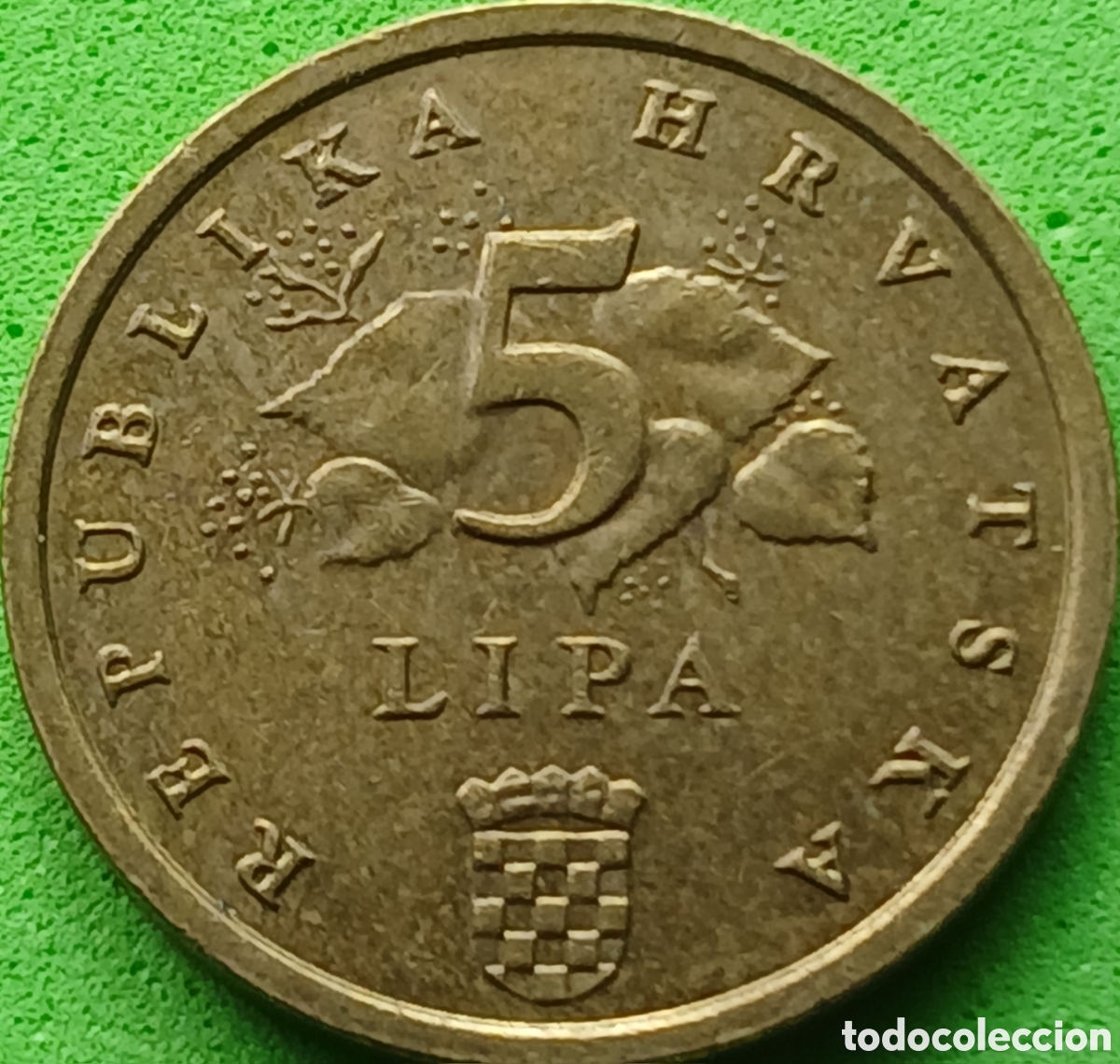 Monedas antiguas de Europa: Croacia 5 lipa 2007 km#5
