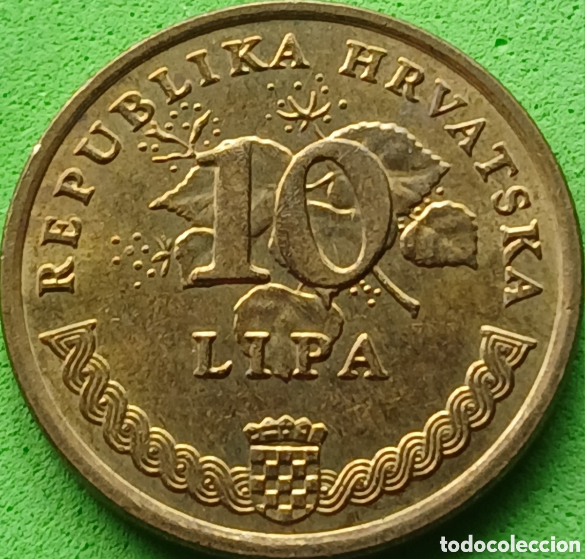 Monedas antiguas de Europa: Croacia 10 lipa 1993 km#6