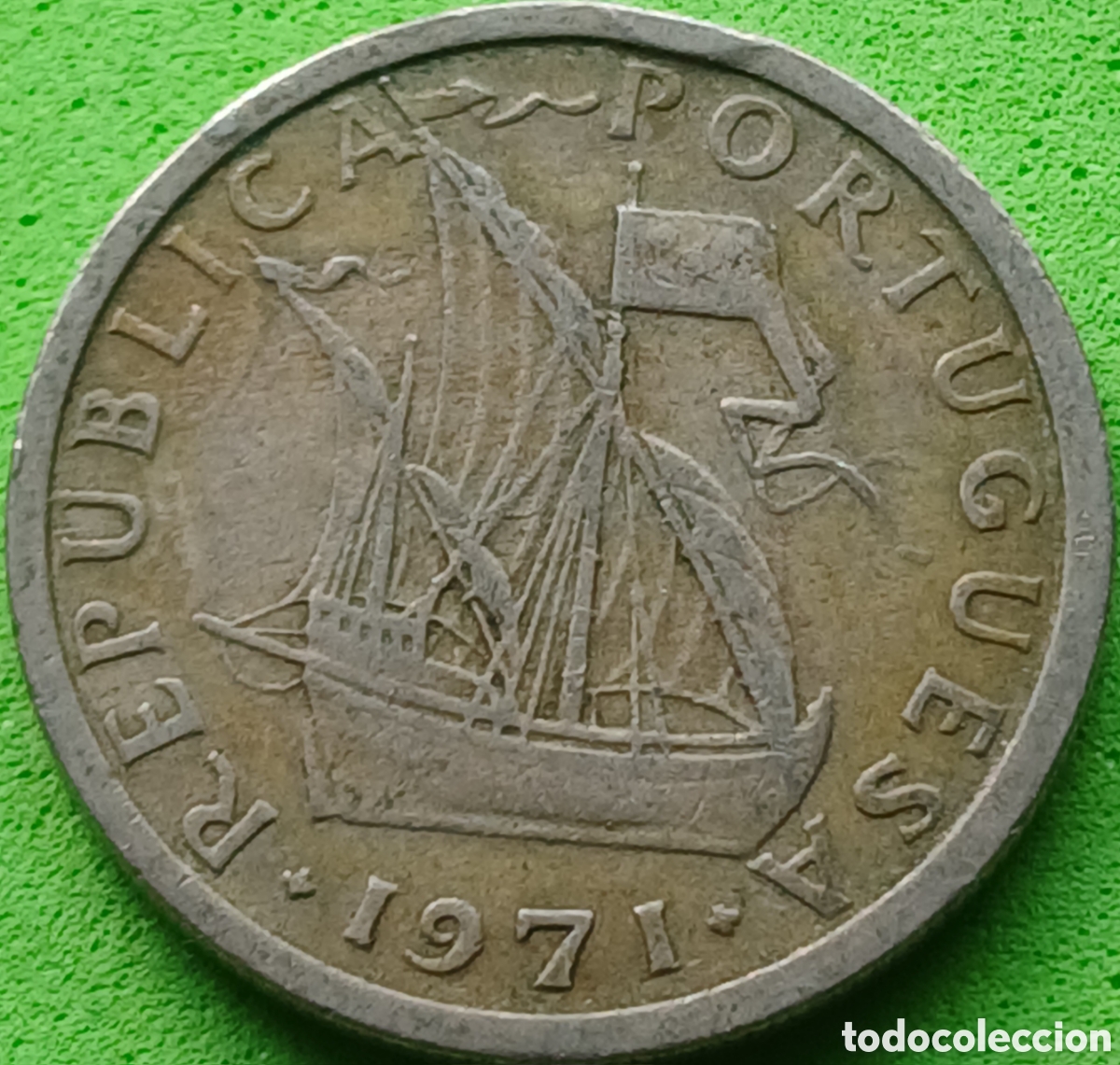 Monedas antiguas de Europa: Portugal 2.5 escudos 1971 km#590