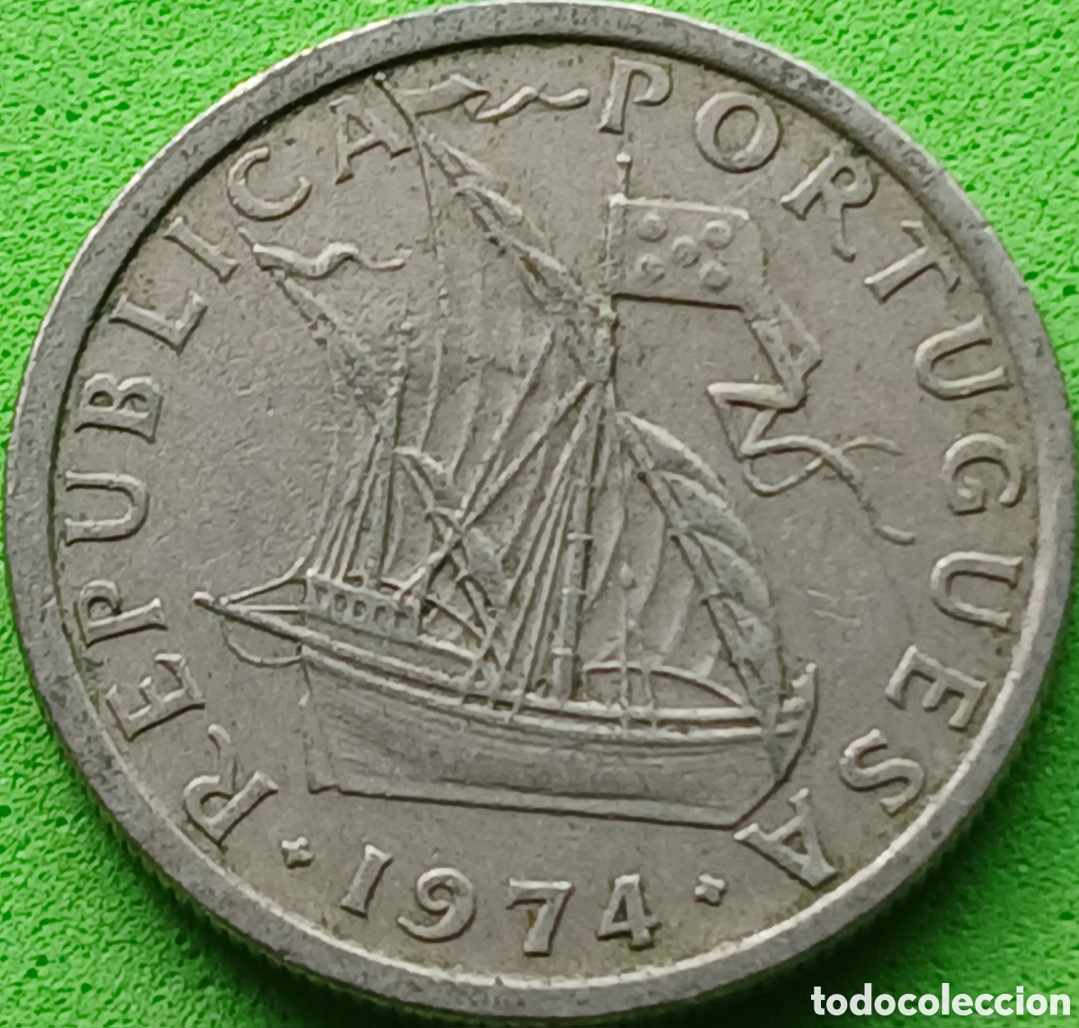 Monedas antiguas de Europa: Portugal 2.5 escudos 1974 km#590