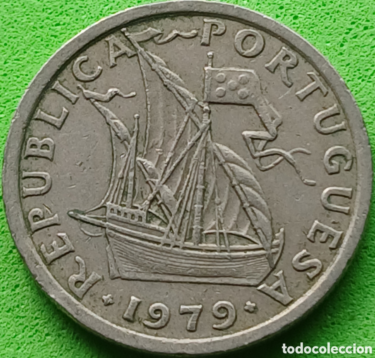 Monedas antiguas de Europa: Portugal 2.5 escudos 1979 km#590