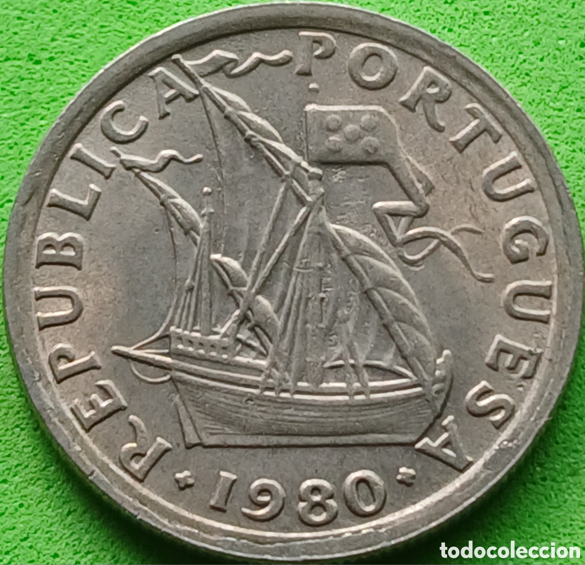 Monedas antiguas de Europa: Portugal 2.5 escudos 1980 km#590