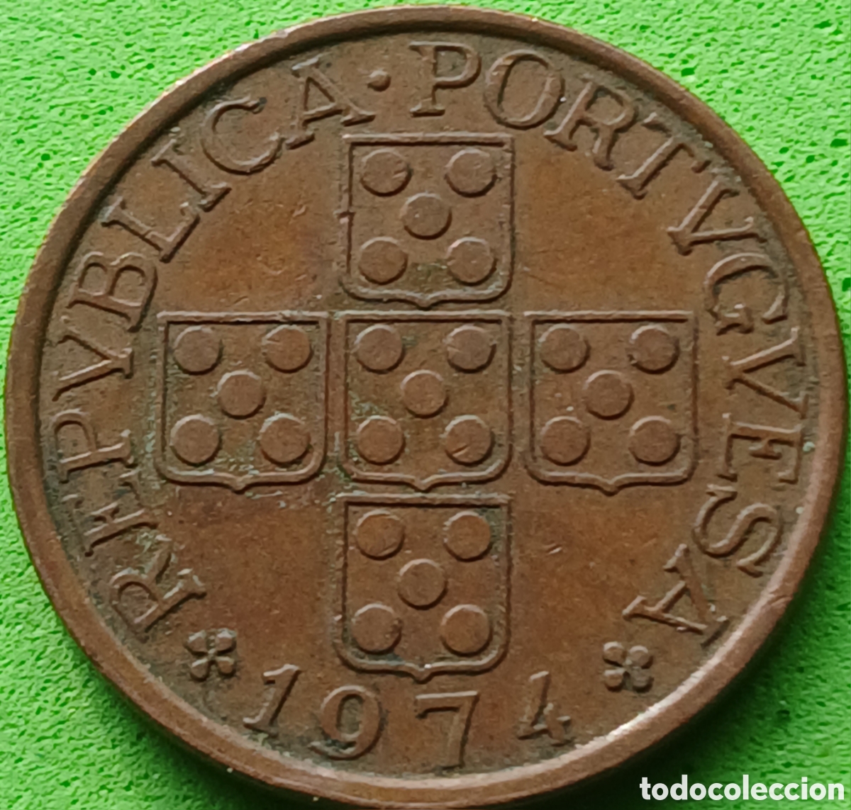 Monedas antiguas de Europa: Portugal 50 centavos 1974 km#596