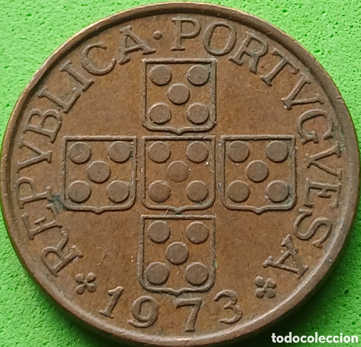 Monedas antiguas de Europa: Portugal 1 escudo 1973 km#597