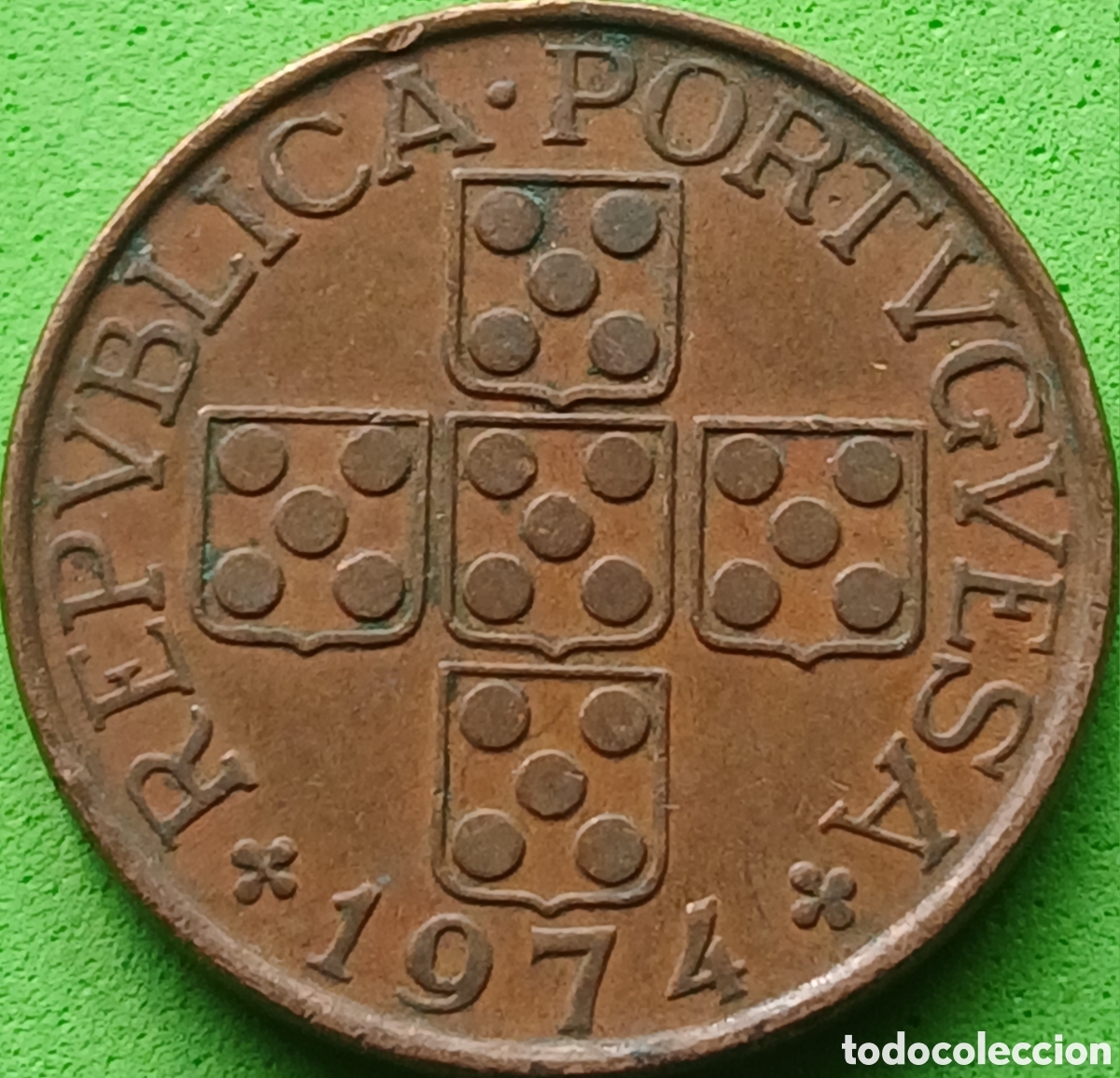 Monedas antiguas de Europa: Portugal 1 escudo 1974 km#597