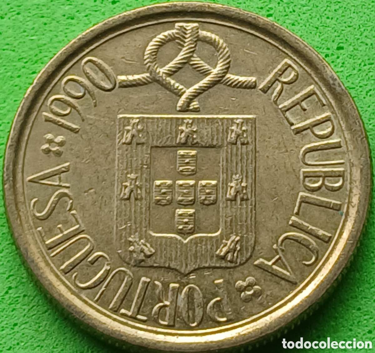 Monedas antiguas de Europa: Portugal 5 escudos 1990 km#632
